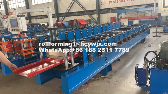 MSL Self-Locking 500mm Roofing Sheet Roll Forming Machine สำหรับกานา