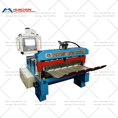 Trapezoidal Curving Roof Arching Steel Panel Roll Forming Machine เครื่องปรับปรุงกระดาษปรับปรุงกระดาษปรับปรุงกระดาษปรับปรุงกระดาษ