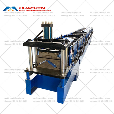 หลังคา Ridge Cap Roll การสร้างเครื่องจักรสําหรับความหนา 0.3-0.6 มม