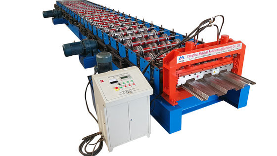 คุณภาพ  Long Life Precise Steel Floor Deck Roll Forming Machine with CE โรงงาน