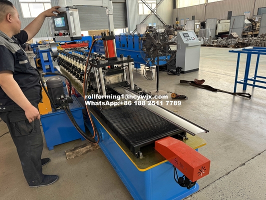 6.5mx1mx1.4m รอลเลอร์ประตูกล่องเครื่องปั้นสําหรับโปรไฟล์ที่กําหนดเองและความกว้างที่แตกต่างกัน
