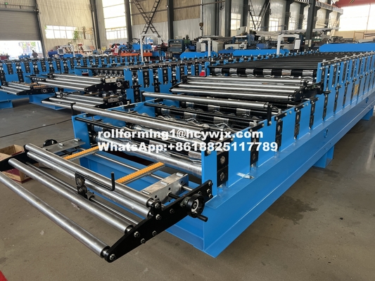 อัตโนมัติการทํางานสองชั้น Roll Forming Machine กับการรับรอง CE