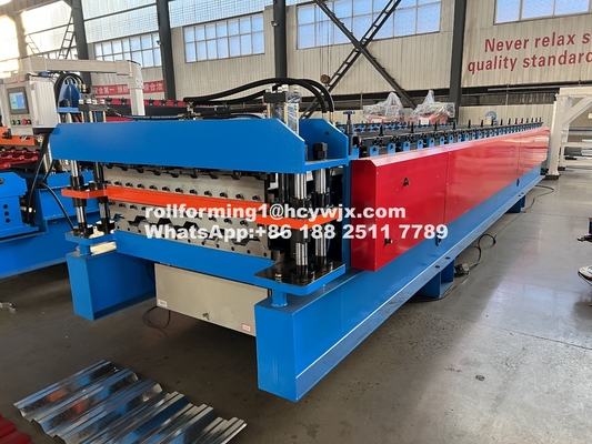 TR18/137 เครื่องปั้นม้วนชั้นสองประสิทธิภาพสูงสําหรับการผลิตหลังคาโลหะ