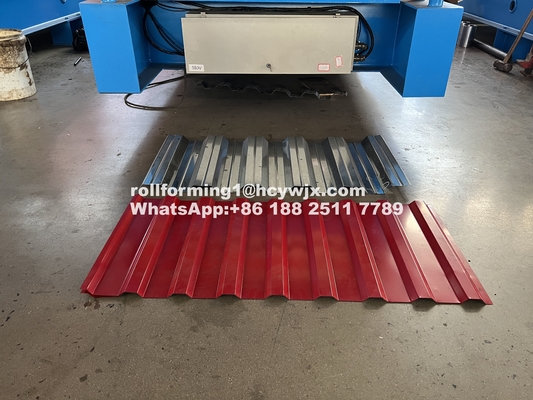TR18/137 เครื่องปั้นม้วนชั้นสองประสิทธิภาพสูงสําหรับการผลิตหลังคาโลหะ