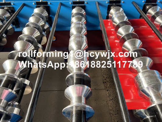 TP25 / TP35 / TP40 20m / Min เครื่องผลิตม้วน corrugated สําหรับแผ่นหลังคา