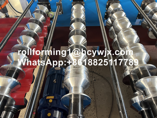 TP25 / TP35 / TP40 20m / Min เครื่องผลิตม้วน corrugated สําหรับแผ่นหลังคา
