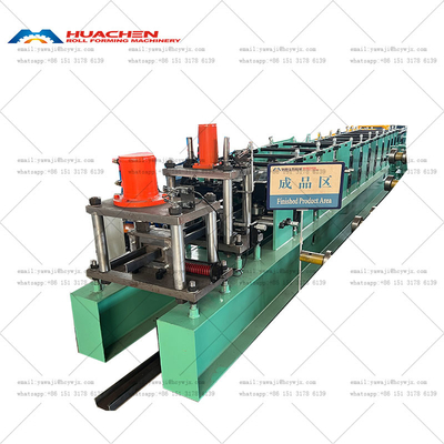PLC การควบคุม C Purlin รอลล์เครื่องปั้นด้วย 14-18 สถานีม้วน