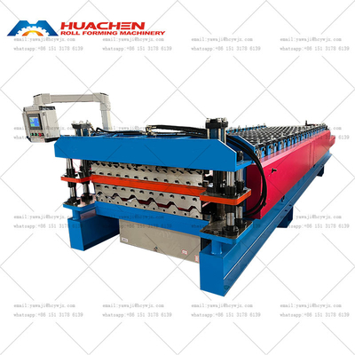 ประเทศจีน โลหะ corrugated Ibr ซิงก์หลังคาแผ่น Double layer Roll การสร้างเครื่องแม่นยํา