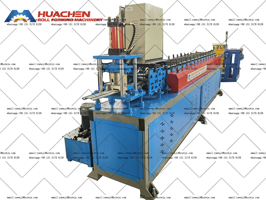Chain Drive Full Automatic Shutter Door Frame เครื่องม้วนสําหรับ 380V 50Hz 3Phases Steel Frame Purlin เครื่องม้วนสําหรับรถยนต์