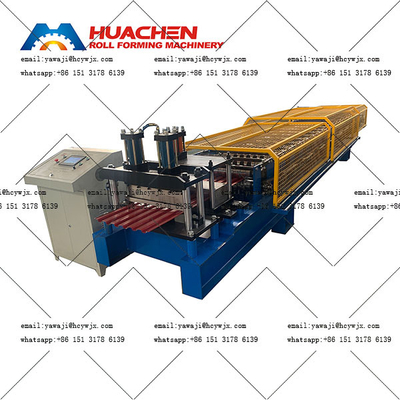 อัตโนมัติ Shutter Door Blade Roll การสร้างเครื่องจักรประตูโรงรถยนต์ Rolling Up ประตูทําเครื่อง