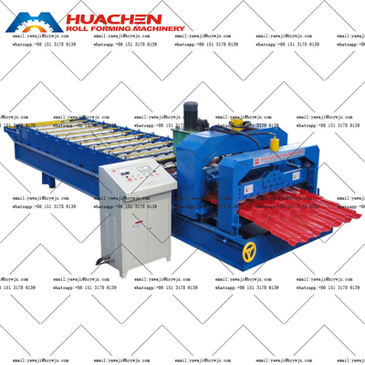 เครื่องปรับปรุงแบบอัลลูมิเนียมสเต็ปไทล์ รอลล์ Forming สําหรับ 380v 50Hz 3 ขั้นตอน