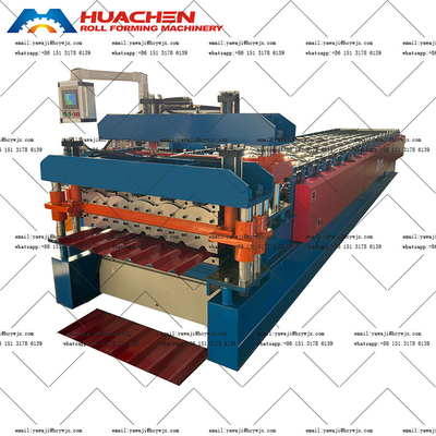 เครื่องจักรพนันแบบปรับปรุงแบบ Double Deck Roll Forming for Steel