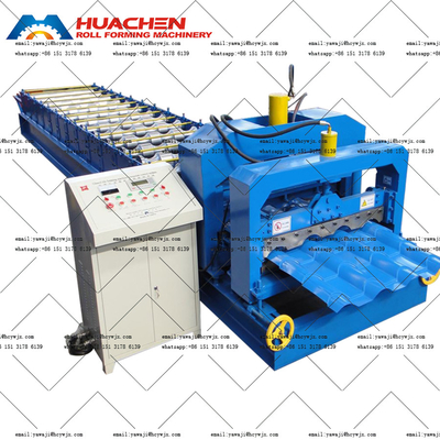 อลูมิเนียม ขั้นตอนกระจกเหล็ก Tile Roll การสร้างเครื่องจักร Chain Drive