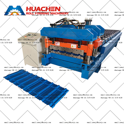 เครื่องทํากระเบื้องกระจกสีสวย 1000 มม สําหรับ PPGI / GI