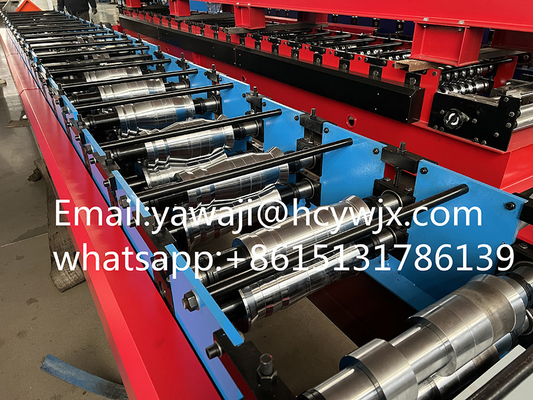 รางหลังคารางน้ำสังกะสีรางหลังคาม้วนรางน้ำเครื่องขึ้นรูปความกว้าง 410mm