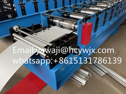 รางหลังคารางน้ำสังกะสีรางหลังคาม้วนรางน้ำเครื่องขึ้นรูปความกว้าง 410mm