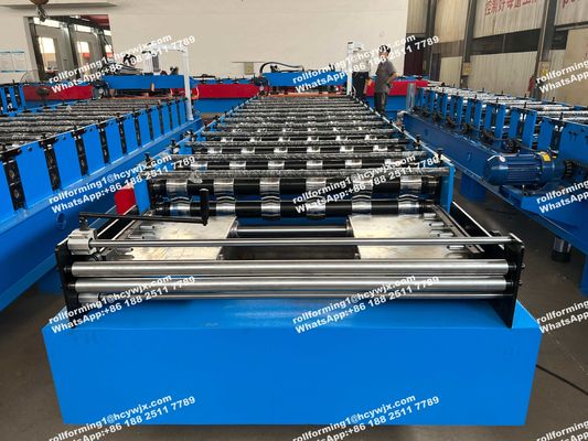 1250 มิลลิเมตร แกลนไซด์แผ่นโลหะกล่องการสร้างเครื่องจักร 5.5kw พลังงาน
