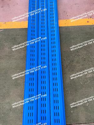 เครื่องปั้นม้วนแผ่นผนังเคลือบด้วยสีที่ควบคุมโดย PLC มีความหนา 0.3-0.6 มม และม้วน 15 แถว