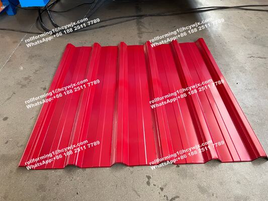 เครื่องปั้นม้วนชั้นสองแบบที่มีการควบคุม PLC สําหรับการผลิตกระเบื้องความกว้าง 1250 มม และความหนา 0.3-0.6 มม