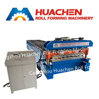 Steel plate profile structure rolling floor forming machine, roof panel, wall panel, roof