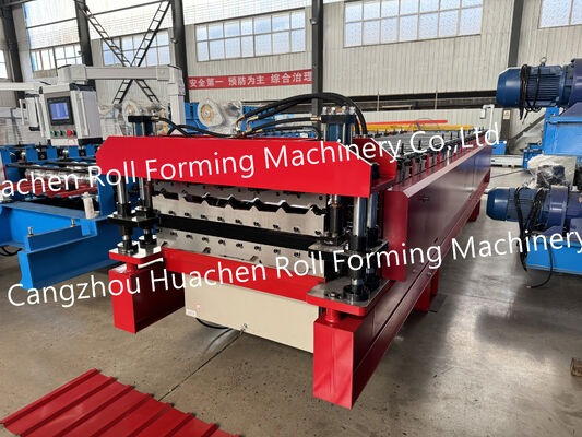 อัตโนมัติ Trapezoidal Profile Roll Former สําหรับการผลิตอย่างมีประสิทธิภาพ