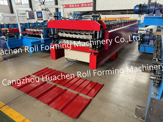 อัตโนมัติ Trapezoidal Profile Roll Former สําหรับการผลิตอย่างมีประสิทธิภาพ