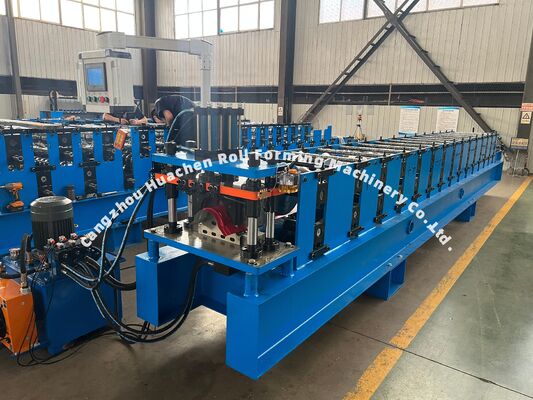 เครื่องรีดขึ้นรูปรางน้ำหลังคาโลหะประสิทธิภาพสูงสำหรับอุตสาหกรรมการผลิตหลังคา