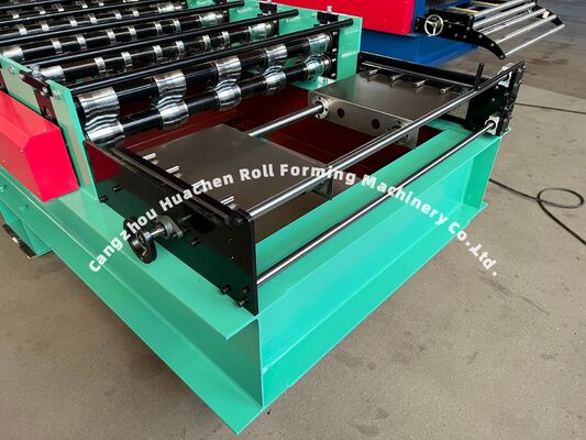เครื่องขึ้นรูปม้วนกระเบื้องหลังคาสองชั้น Outlet จากประเทศจีน