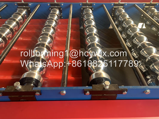 ไฮดรอลิกตัดเย็นม้วนขึ้นรูปอุปกรณ์โปรไฟล์การทำหลังคา