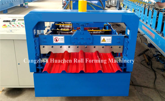 Trapezoidal Profile Roof Tile Roll Forming Machine 380V Customized