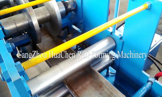 Building Material Steel Roof Purlin C Channel Roll Forming Machine Auto Punching