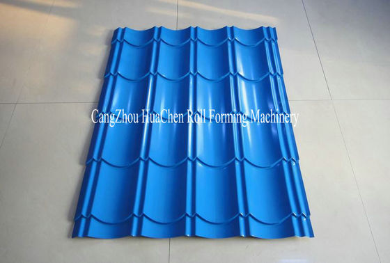 Double Press Glazed Step Tile Roll Forming Machine With 16 Forming Station