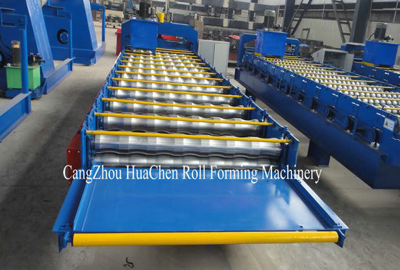 Steel / Metal Finnera Glazed Tile Roll Forming Machine PLC Control