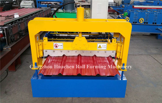 Trapezoidal Profile Roll Forming Machine With PLC Control System
