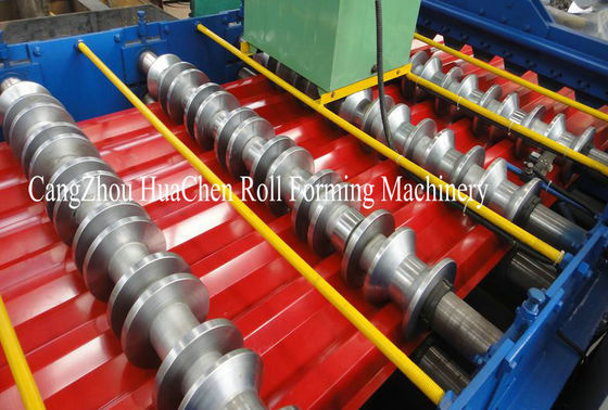 Material Thickness Roofing Sheet Roll Forming Machine 1250 mm Width