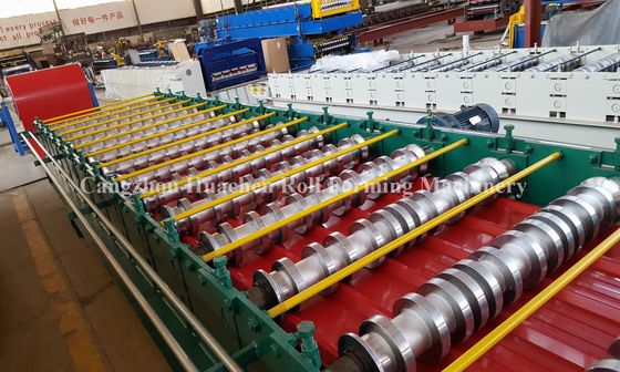 1.0mm Thickness Popular Profile Roofing Roll Forming Machine with Safe Cover