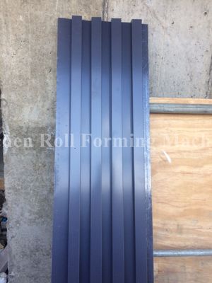 Steel Plate roof sheet making machine , Wall Panel Forming Machine With Hydraulic Decoiler