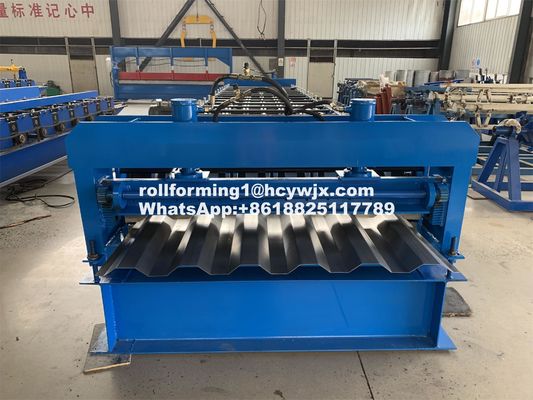 17.5x3kw Chain Driven Cold Roll Forming Machine ความเร็ว 8-12m/Min
