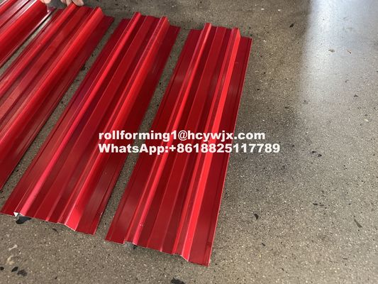 เครื่องปั้นแผ่นกําแพง PLC ระดับความเร็วสูง 15m/min