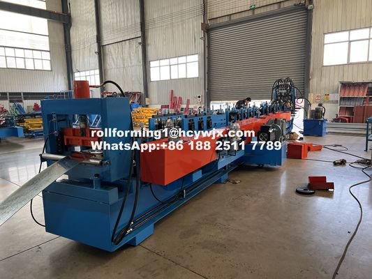อัตโนมัติ อัตโนมัติ CZ Purlin Roll Forming Machine 1.2-1.8mm 11 7.5KW พลังงาน 10-15m/min ความเร็ว