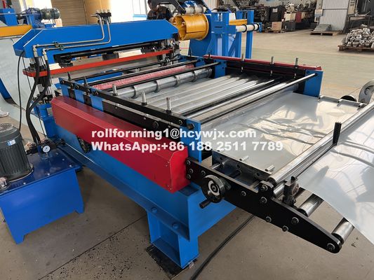 เครื่องตัดสไลเตอร์ที่ควบคุมโดย PLC สําหรับวัสดุแท้ GI / PPGI