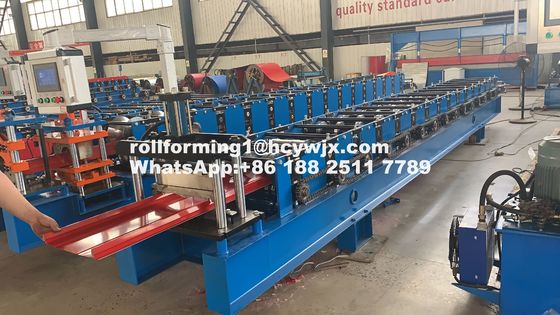 MSL Self-Locking 500mm Roofing Sheet Roll Forming Machine สำหรับกานา