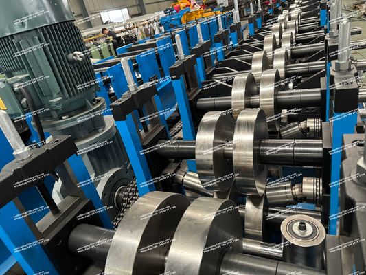 CZU M4Z/M4C Purlins Roll Forming Machine การเปลี่ยนขนาดโปรไฟล์หนึ่งคลิก