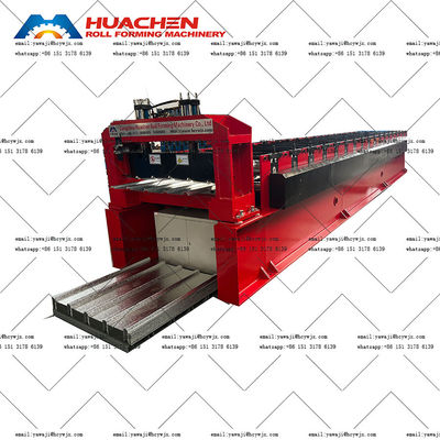 18 สถานีม้วน Chain Drive Arched Roof Roll Forming Machine สําหรับการทํางานที่เรียบร้อย