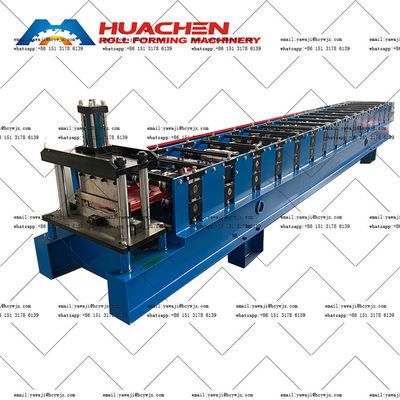 PPGI / GI วัสดุ Long Span Roof Roll Forming Machine ด้วยพลังงานรวม 5.5 5.5KW