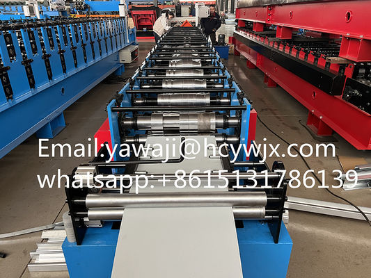 รางหลังคารางน้ำสังกะสีรางหลังคาม้วนรางน้ำเครื่องขึ้นรูปความกว้าง 410mm