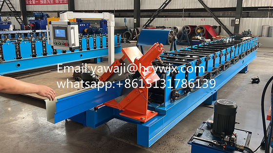 เครื่องขึ้นรูปม้วนรางน้ำควบคุม Panasonic PLC สำหรับขาย