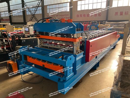 เครื่องขึ้นรูปม้วนสองชั้นสำหรับแผงหลังคาและผนังโลหะ บอสเนียและเฮอร์เซโกวีนา