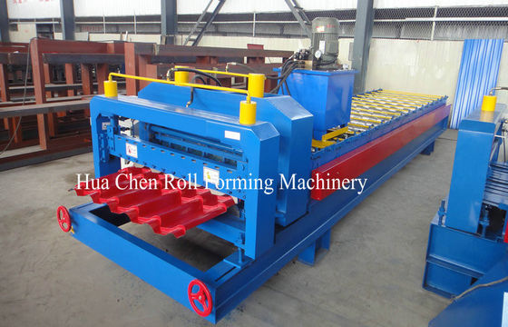 โรมันชนิดยอดนิยม Glazed กระเบื้องม้วนขึ้นรูปเครื่อง / Cold Roll Forming Machine