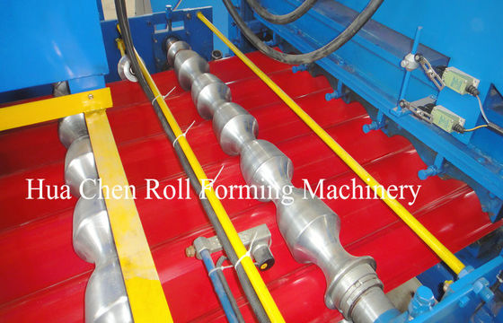 โรมันชนิดยอดนิยม Glazed กระเบื้องม้วนขึ้นรูปเครื่อง / Cold Roll Forming Machine